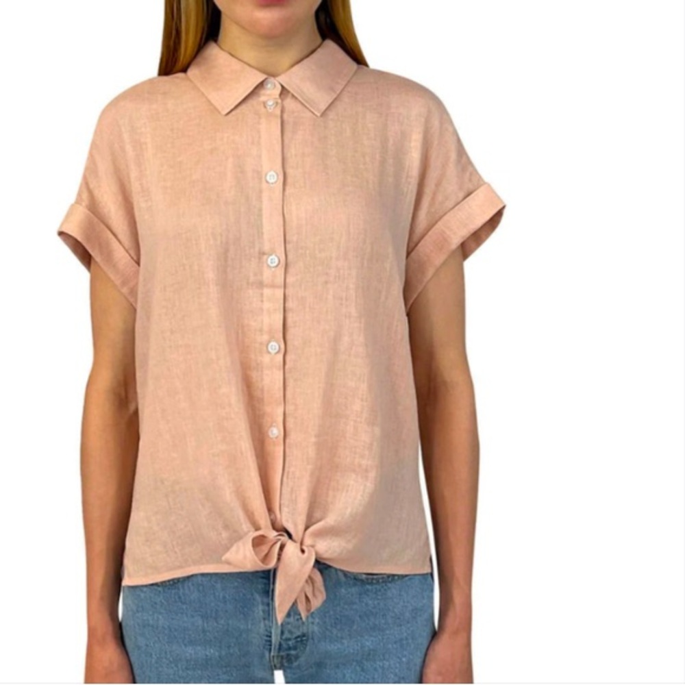 JACHS PINK BUTTON DOWN SHIRT SIZE MEDIUM